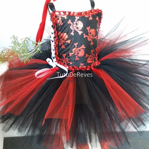 robe tutu rouge fille