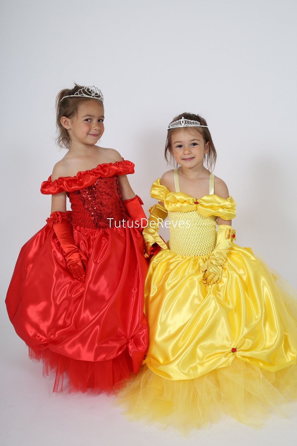Robe De Princesse Enfant Mode Luxe Rouge Deguisement Elena D Avalor En Satin Et Tulle Souple Halloween Carnaval Anniversair Un Grand Marche