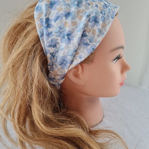 Bandeau fichu vichy