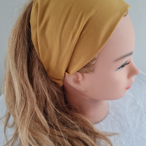 Bandeau fichu uni