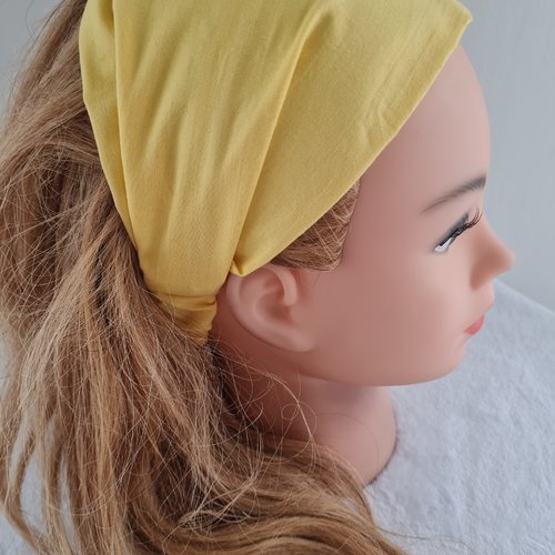 Bandeau fichu uni