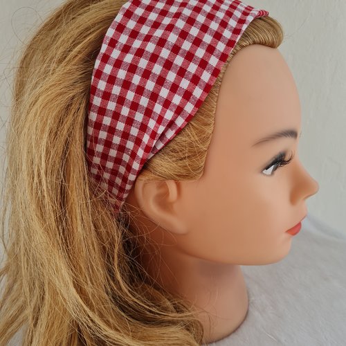 Bandeau simple vichy