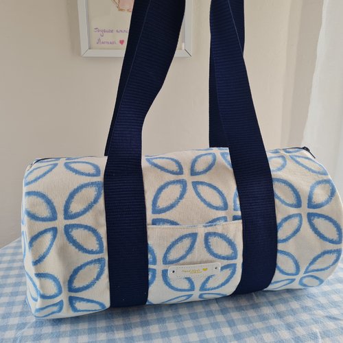 Joli sac polochon fait main