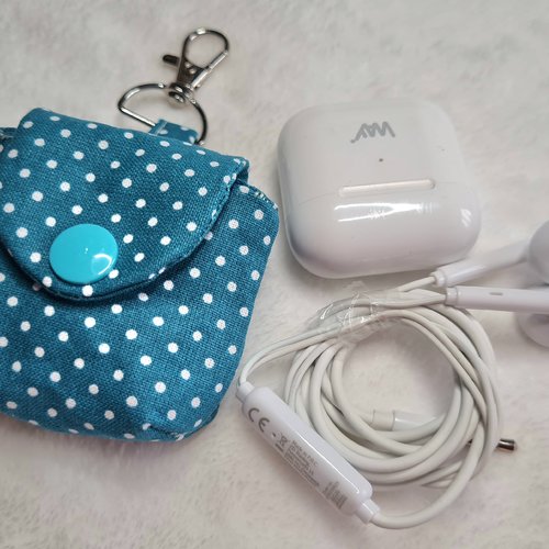 Étui pour écouteurs / airpods – création artisanale