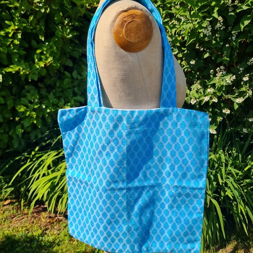Sac tote bag tissu vintage