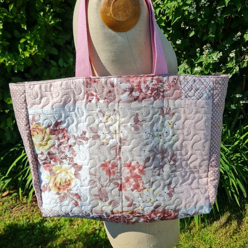 Sac artisanal forme cabas