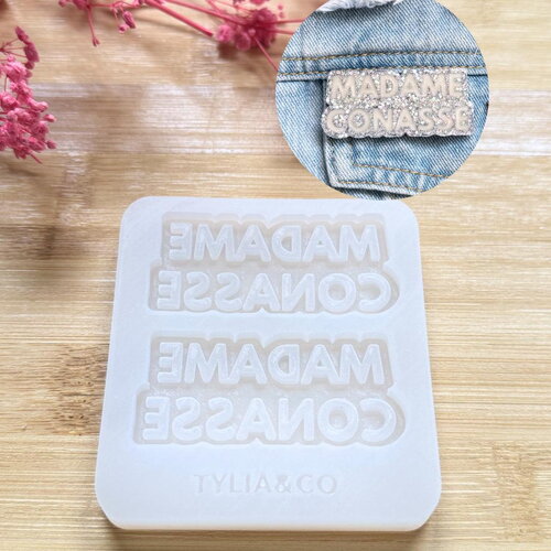 Moule silicone pour résine époxy, uv, resinmold, moule pour broche, pins interchangeable, moule silicone