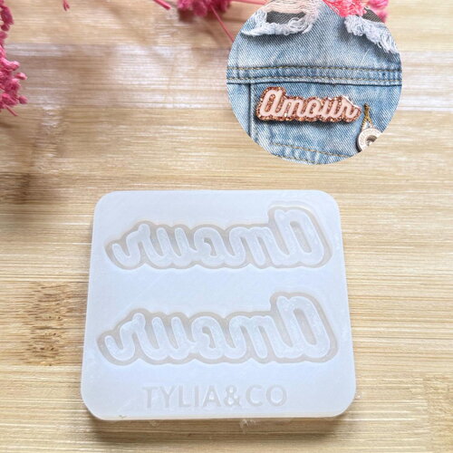 Moule silicone pour résine époxy, uv, resinmold, moule pour broche, pins interchangeable, moule silicone