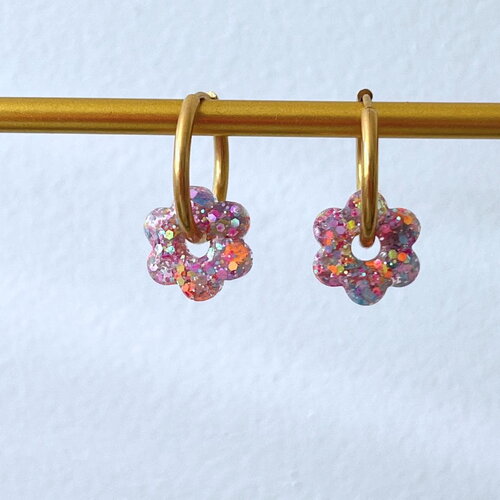 Moule silicone pour résine époxy, uv, resinmold, moule pour pampilles interchangeable, moule silicone fleur