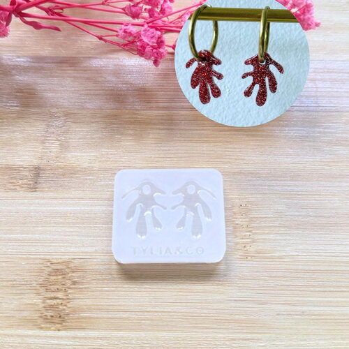 Moule silicone pour résine époxy, uv, resinmold, moule pour pampilles interchangeable, moule silicone algues