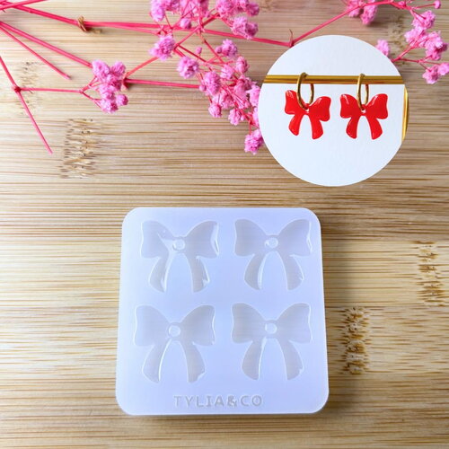 Moule silicone pour résine époxy, uv, resinmold, moule pour pampilles interchangeable, moule silicone noeuds