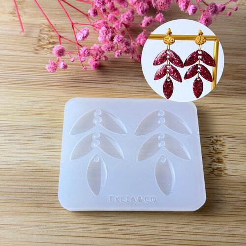 Moule silicone pour résine époxy, uv, resinmold, moule pour pampilles interchangeable, moule silicone