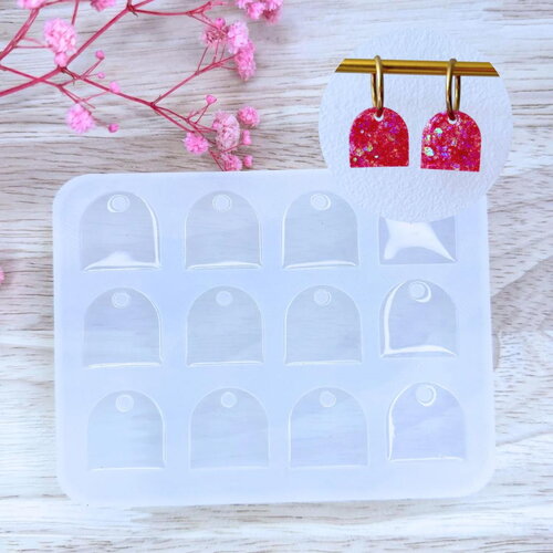 Moule silicone pour résine époxy, uv, resinmold, moule pour pampilles interchangeable,