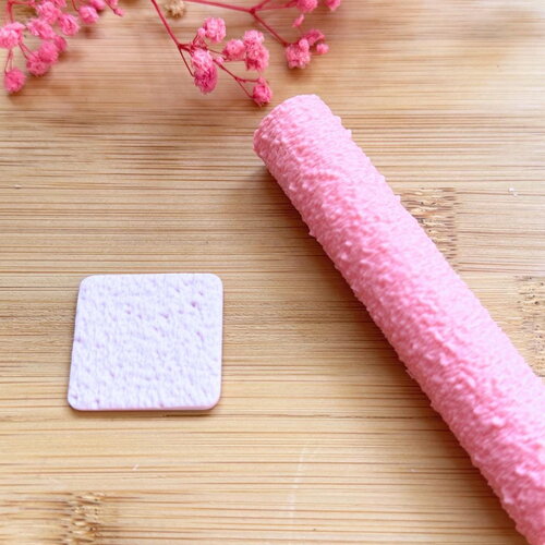 Rouleau texture pour polymère | roller texture | fabrication de bijoux| outils en pâte polymère | rouleau texture papier abrasif