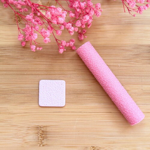 Rouleau texture pour pâte polymère | roller texture | fabrication de bijoux | outils en pâte polymère | rouleau texture papier abrasif