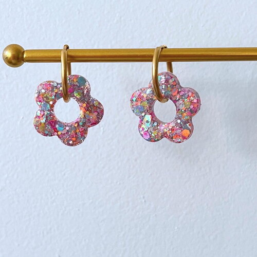 Moule silicone pour résine époxy, uv, resinmold, moule pour pampilles interchangeable, moule silicone fleur