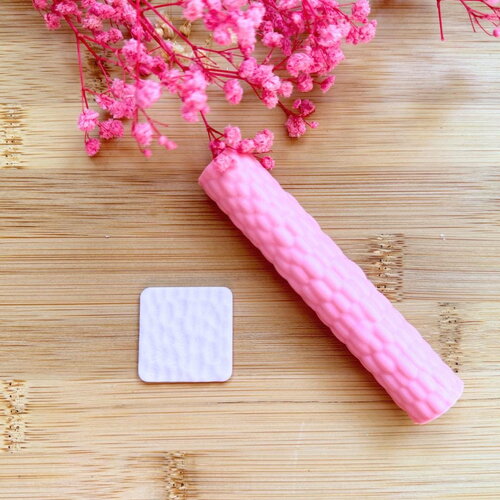 Rouleau texture pour pâte polymère | roller texture | fabrication de bijoux | outils en pâte polymère | rouleau texture martelé