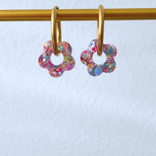 Moule silicone pour résine époxy, uv, resinmold, moule pour pampilles interchangeable, moule silicone fleur