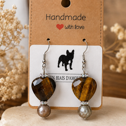 Boucles d oreilles fantaisie un biais d'amour