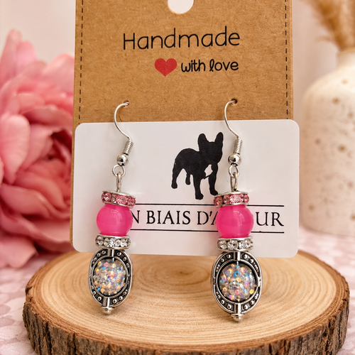 Boucles d’oreilles fantaisies un biais d'amour