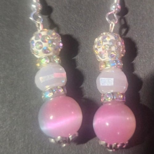 Boucles d’oreilles fantaisies un biais d'amour