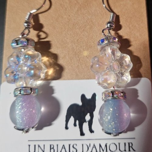 Boucles d’oreilles fantaisies un biais d'amour