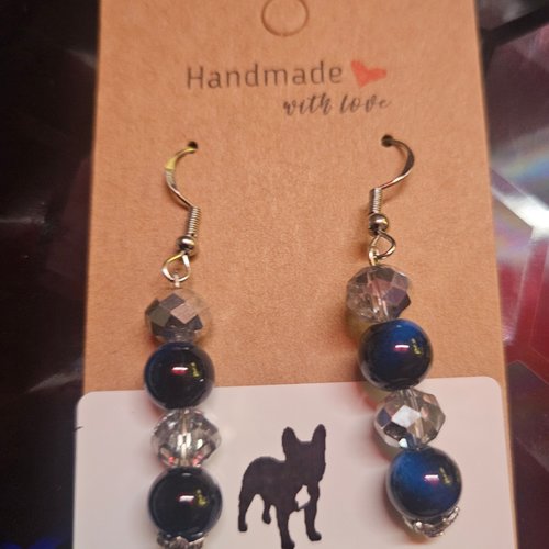 Boucles d’oreilles fantaisies un biais d'amour