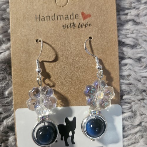 Boucles d’oreilles fantaisies un biais d'amour