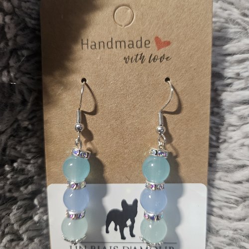 Boucles d’oreilles fantaisies un biais