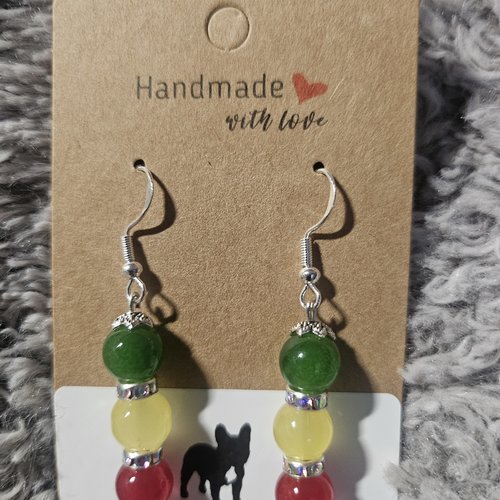 Boucles d’oreilles fantaisies un biais d'amour
