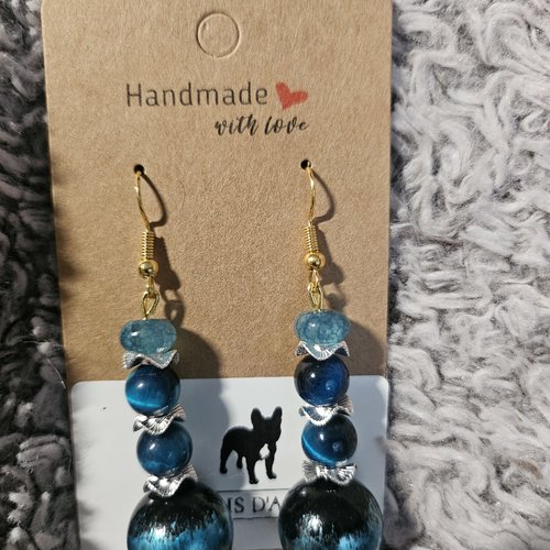 Boucles d’oreilles fantaisies un biais d'amour