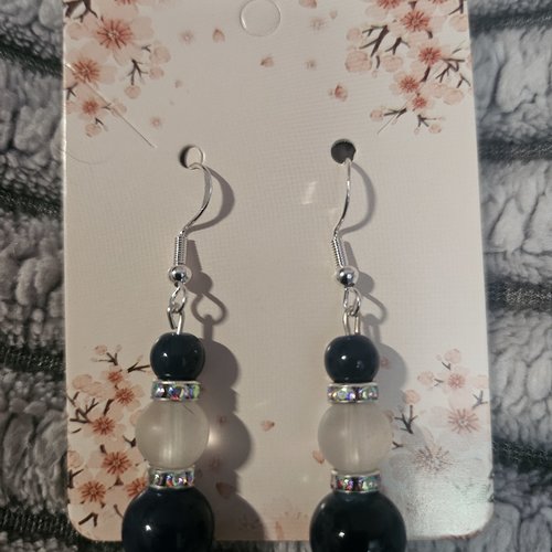Boucles d’oreilles fantaisies un biais d'amour