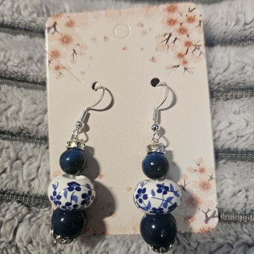 Boucles d’oreilles fantaisies artisanales