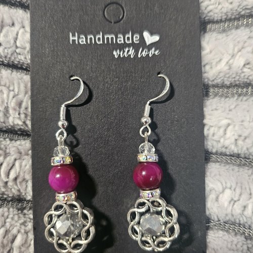 Boucles d’oreilles fantaisies artisanales