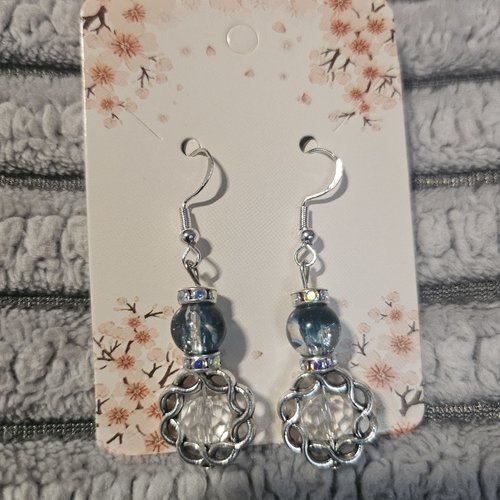 Boucles d’oreilles fantaisies un biais d'amour