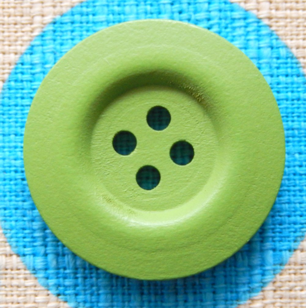 Résine vert vif 18 x 12 mm Lot de 6 boutons vintage