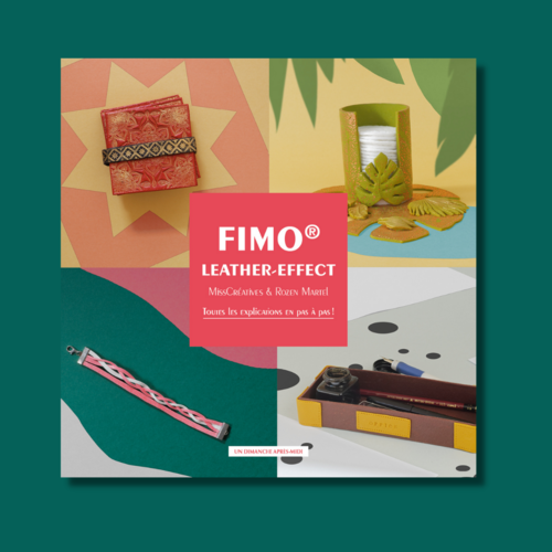 Fimo leather-effect