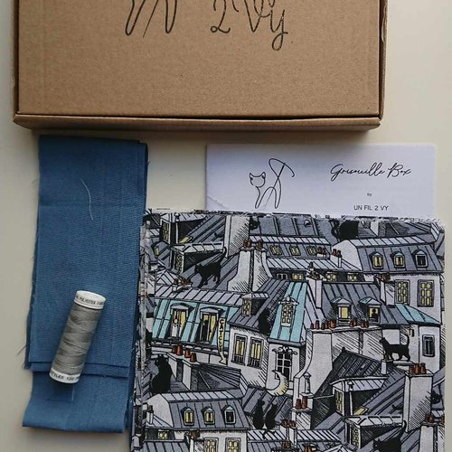 Kit couture grisouille box : le tote-bag coton moyen format