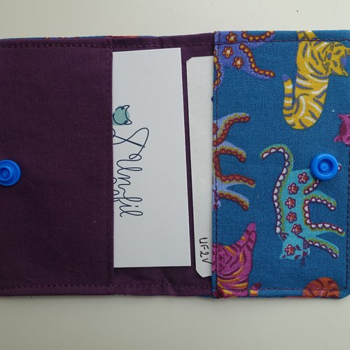 Porte cartes, étui à cartes en tissus