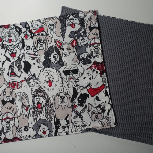 Essuie-tout lavables modèle kitty