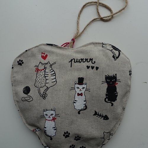 Sachet de lavande, coeur de lavande