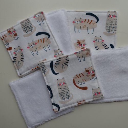 Lingettes démaquillantes lavables