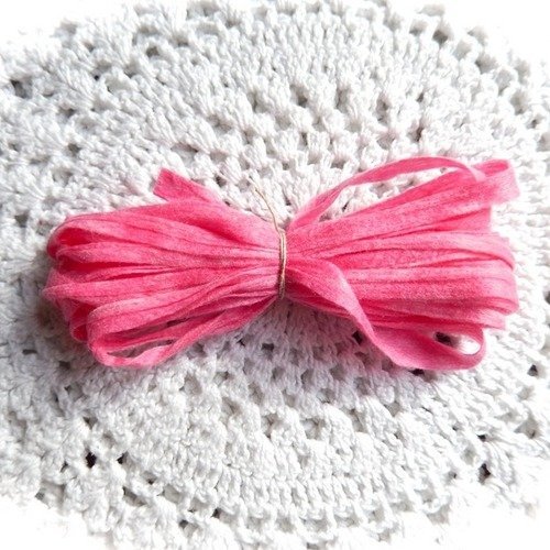 Ruban chiffon 7 mm pour broderie au ruban