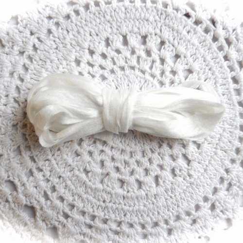 Ruban chiffon 7 mm pour broderie au ruban