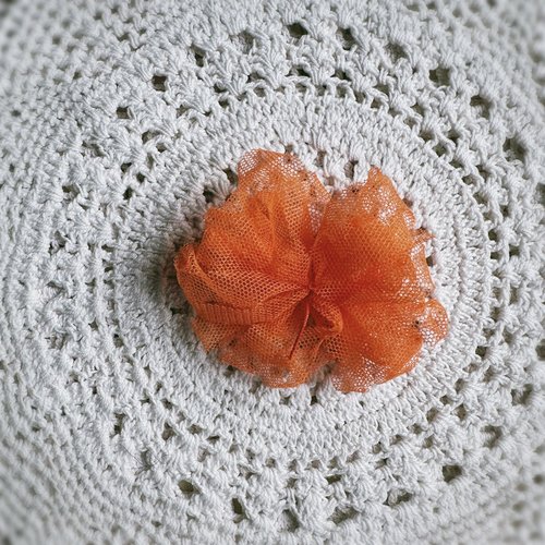 Ruban de tulle 8 mm pour broderie créative
