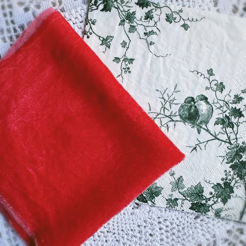 Coupon velours de soie, 30 x 30 cm