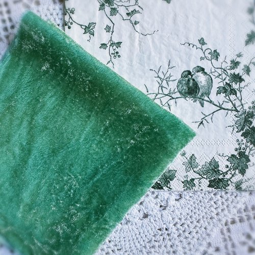 Coupon velours de soie, 30 x 30 cm