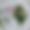 Kit muguet (carnet textile fleurs brodées)