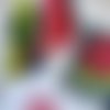 Kit coquelicot (carnet textile fleurs brodées)