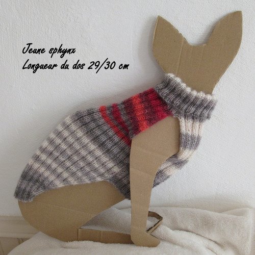 Pull De Noel Pour Chat Sphynx Adulte Un Grand Marche